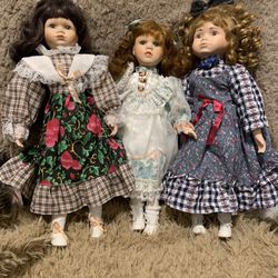 Vintage Collectable Porcelain Dolls