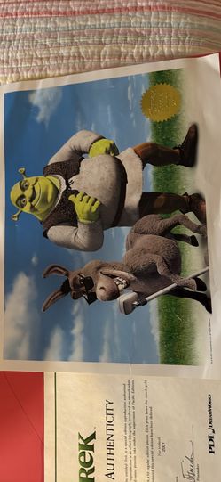 Shrek lithograph 2001 special edition