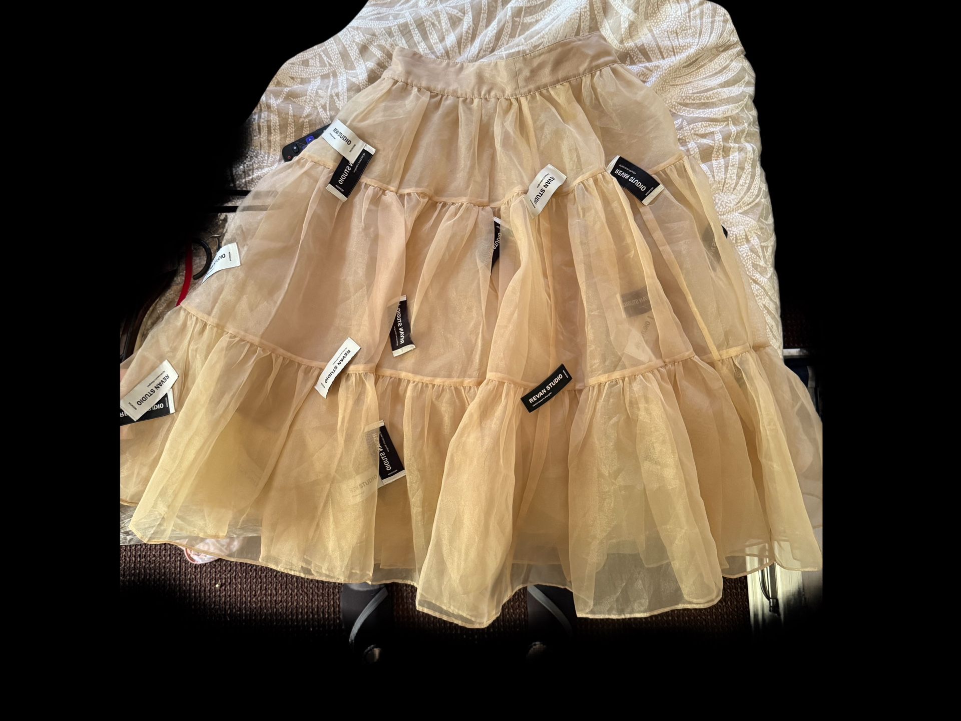 Midi Sheer Skirt