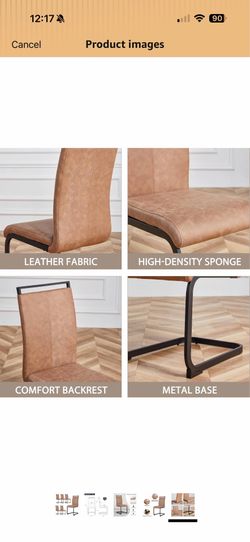 Set of 6 dining chairs brand new in the box never used