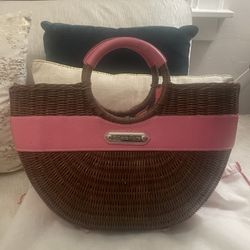 Isabella  Fiore  Brown And Pick Leather