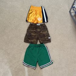 Toddler Boys Shorts:  Cargo Camo And Sports Shorts