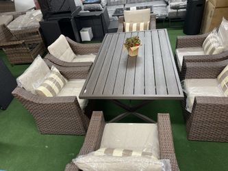 Brand New Patio Table Set In Box 