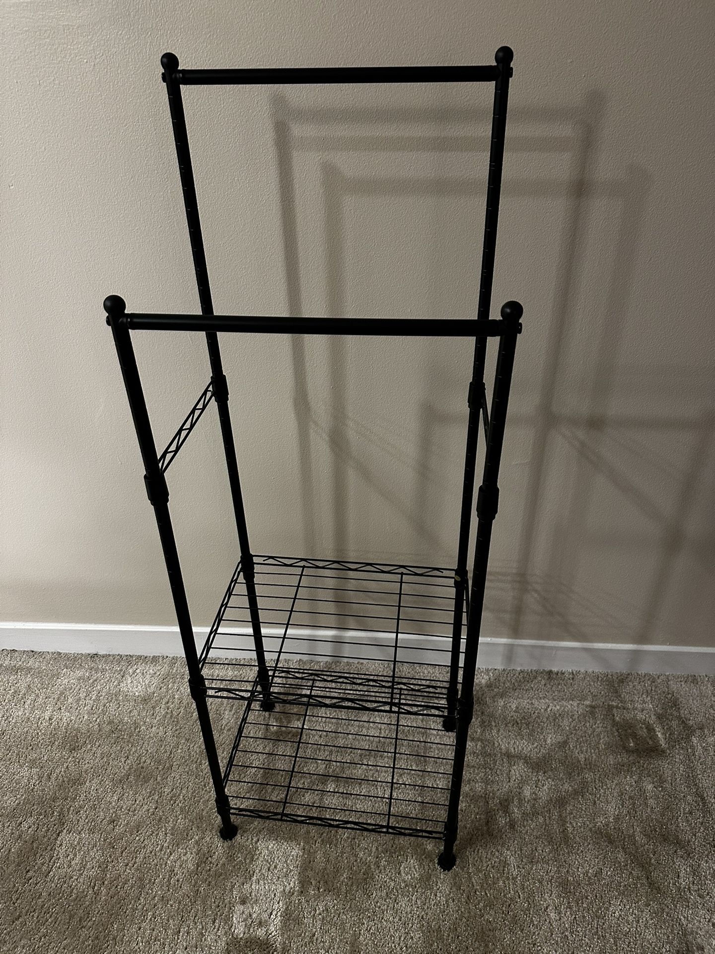 Bathroom Free Standing Towel Rack, FUTASSI Heavy Duty Metal Blanket Ladder Holder for Living Room, Floor Towel Stand and Bathroom