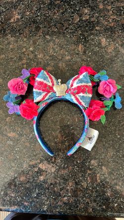 Disney Minnie Mouse Floral Crown Ear Headband