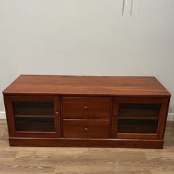 Free tradewins solid wood tv stand console