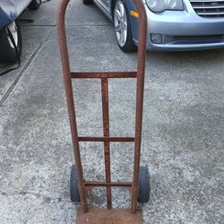 Vintage heavy duty steel hand truck