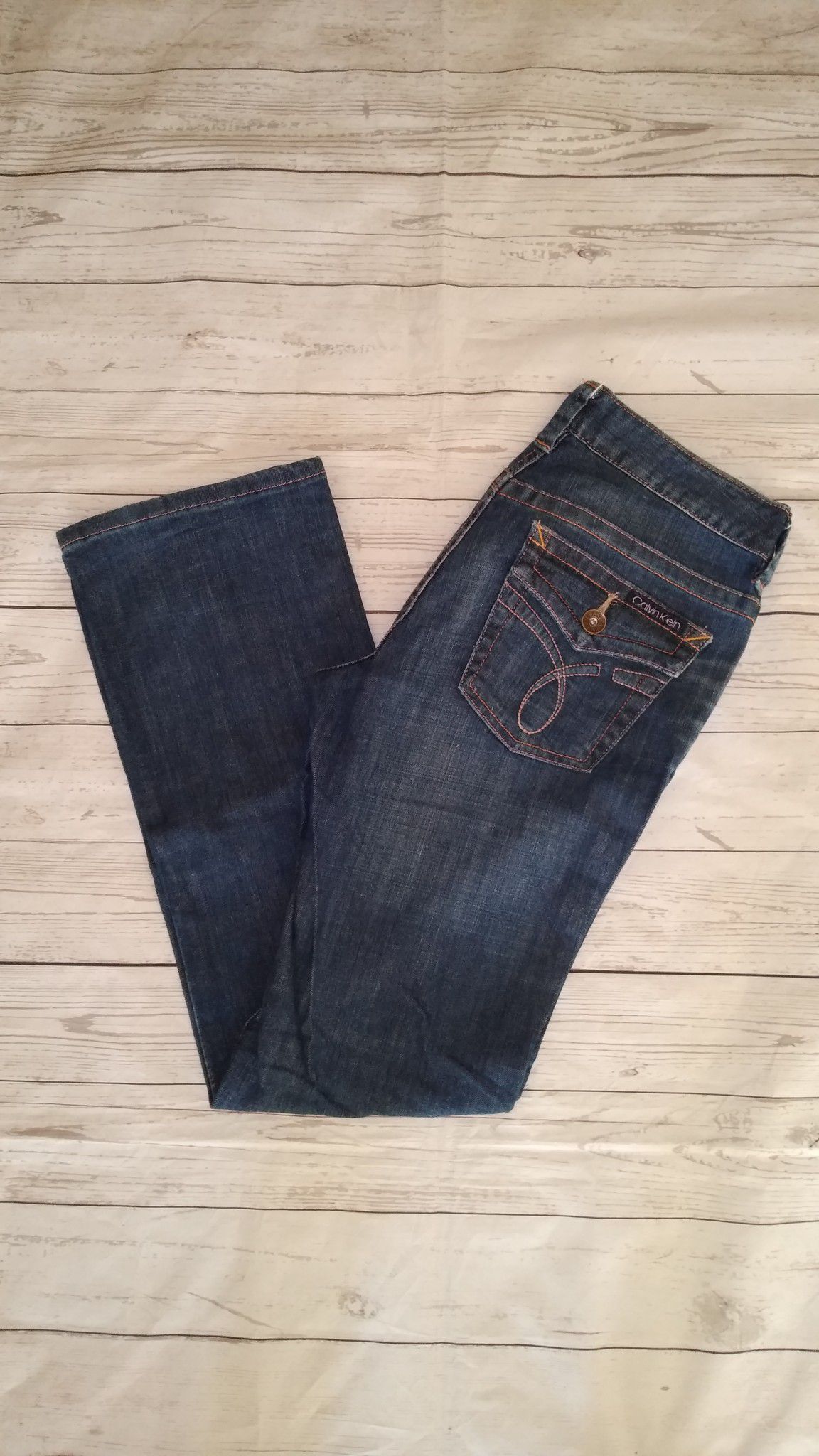 Beautiful Calvin Klein jeans ( women's size 10 ) condition : worn once ...