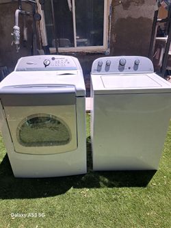 Whirlpool washer and gas dryer
