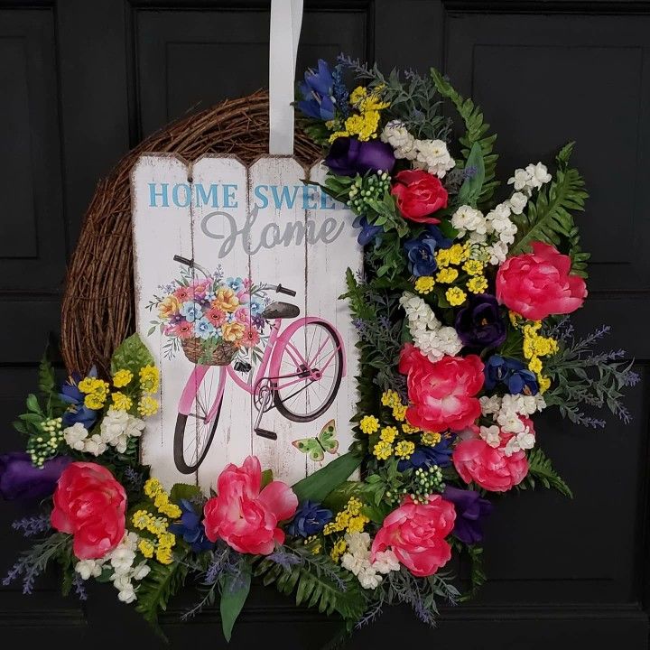 SPRING/SUMMER FLORAL WREATH
