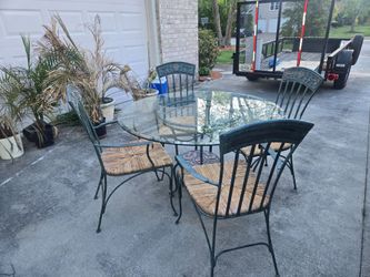 Patio Table wrought iron