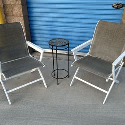 Patio Set 2 Chairs And Table 