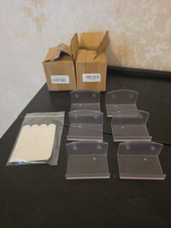 “Clear Vinyl Record Wall Mount Holders – New – 2 Boxes.