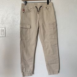 Ring Of Fire Boys Beige Joggers Size 14-16