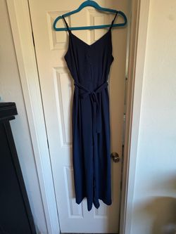 Navy blue jumpsuit