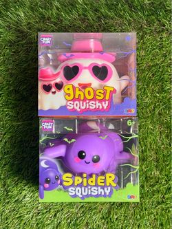 Crazy Fun Jumbo Ghost & Spider Squishy