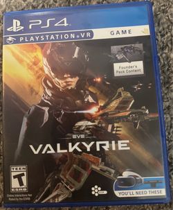 EVE Valkyrie PS4 PlayStation VR Game