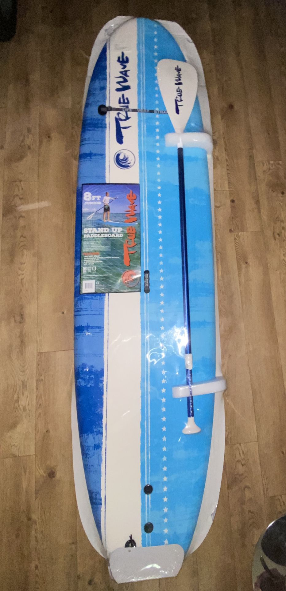 8 Foot Stand Up True Wave Paddle Board for Juniors Brand New
