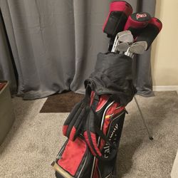 Callaway Warbird Bag And Various Clubs