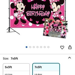 Minnie Mouse Birthday Banner 
