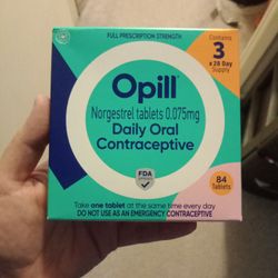 Opill Norgestrel Tablets