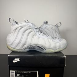Nike Foamposite Wolf Grey Size 12m OG all