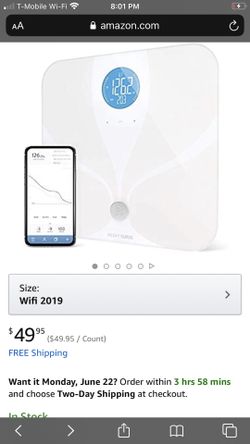 Smart WiFi scale NEW