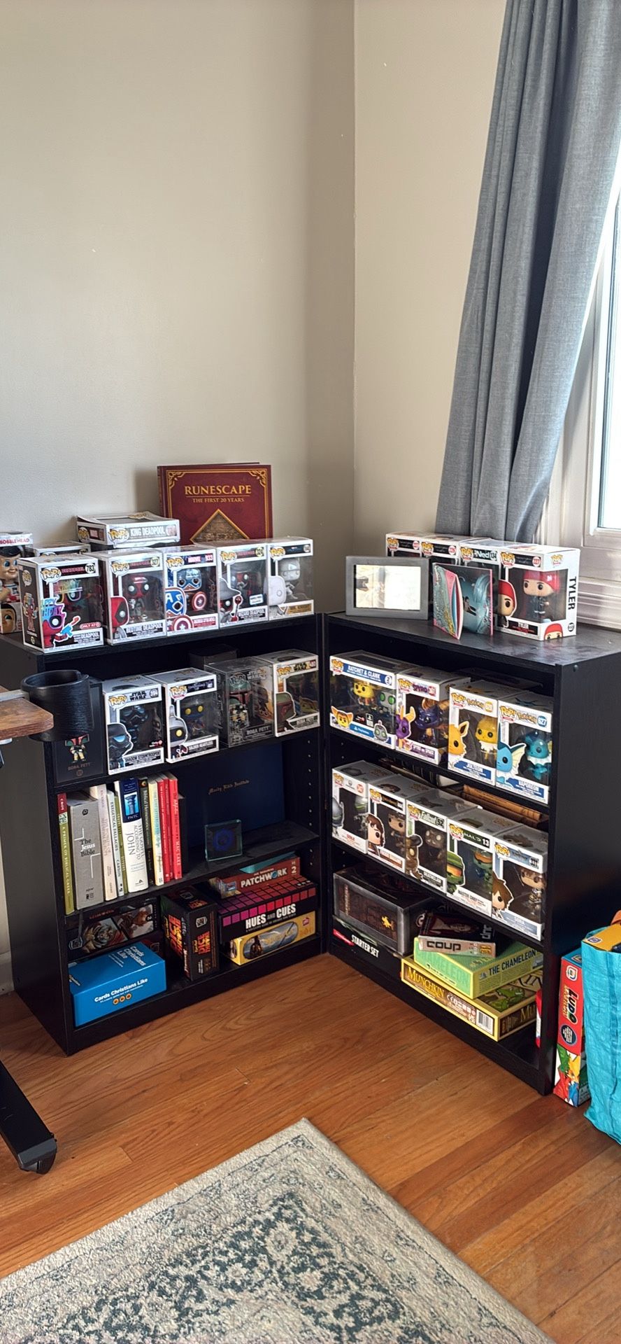 Two Bookshelves