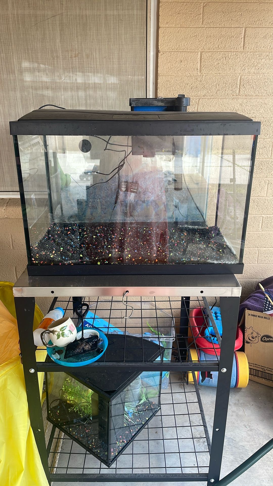 20 Gallon Aquarium With Filter And Heater
