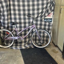 Beach Cruiser Bicycle 26” Single Speed, Coaster Brake Ready To Ride As Pictured Please Check My Other Listings For More Cool Items Like This One