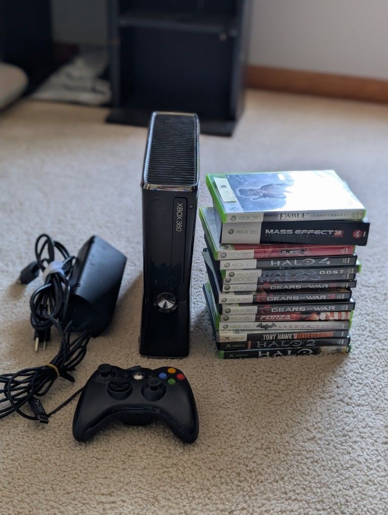 XBox 360 With Games