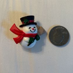 Hallmark Snowman Brooch