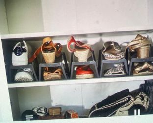 Plastic Stackable Shoe Rack Organizer