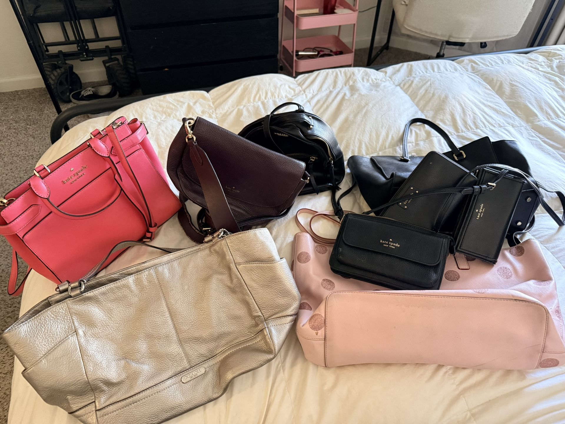 Kate Spade And One Coach Bag
