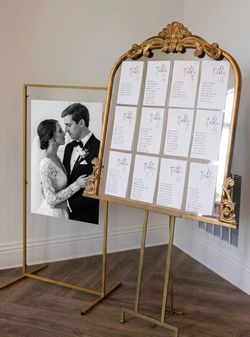 Custom Wedding Signage, Seating Charts, Table Numbers & Decor