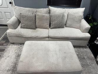 Couch and ottoman