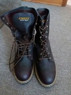 Mens size 15 Carolina steel toed boots