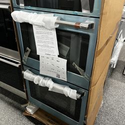 New GE Café Smart Double Wall Oven 30” Wide Electric 