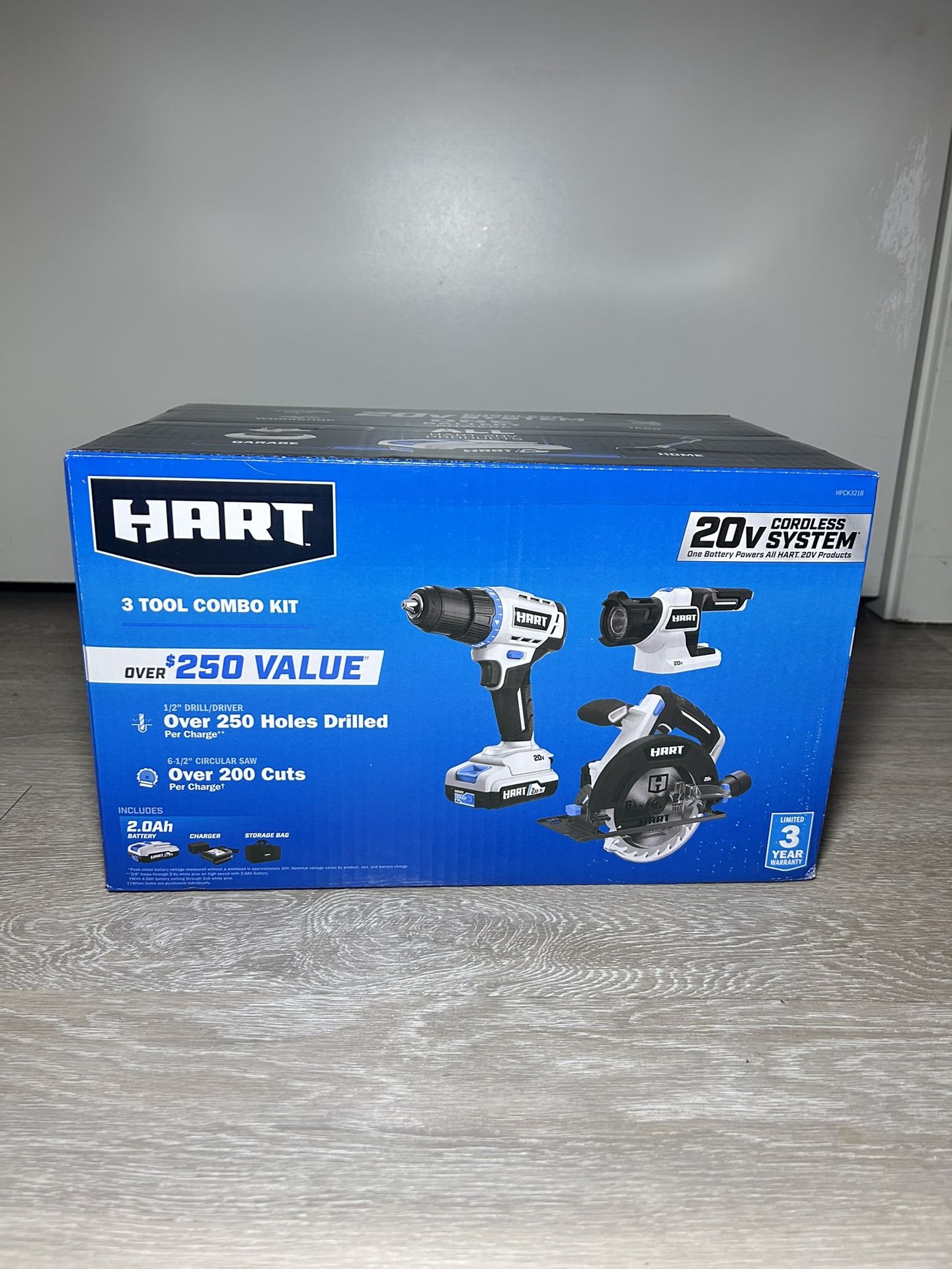 HART 20V 3-Tool Combo Kit