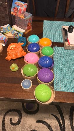 Squishy dumplings various colors