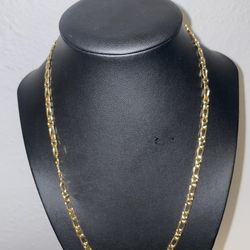 14K Gold Figaro Chain/Necklace