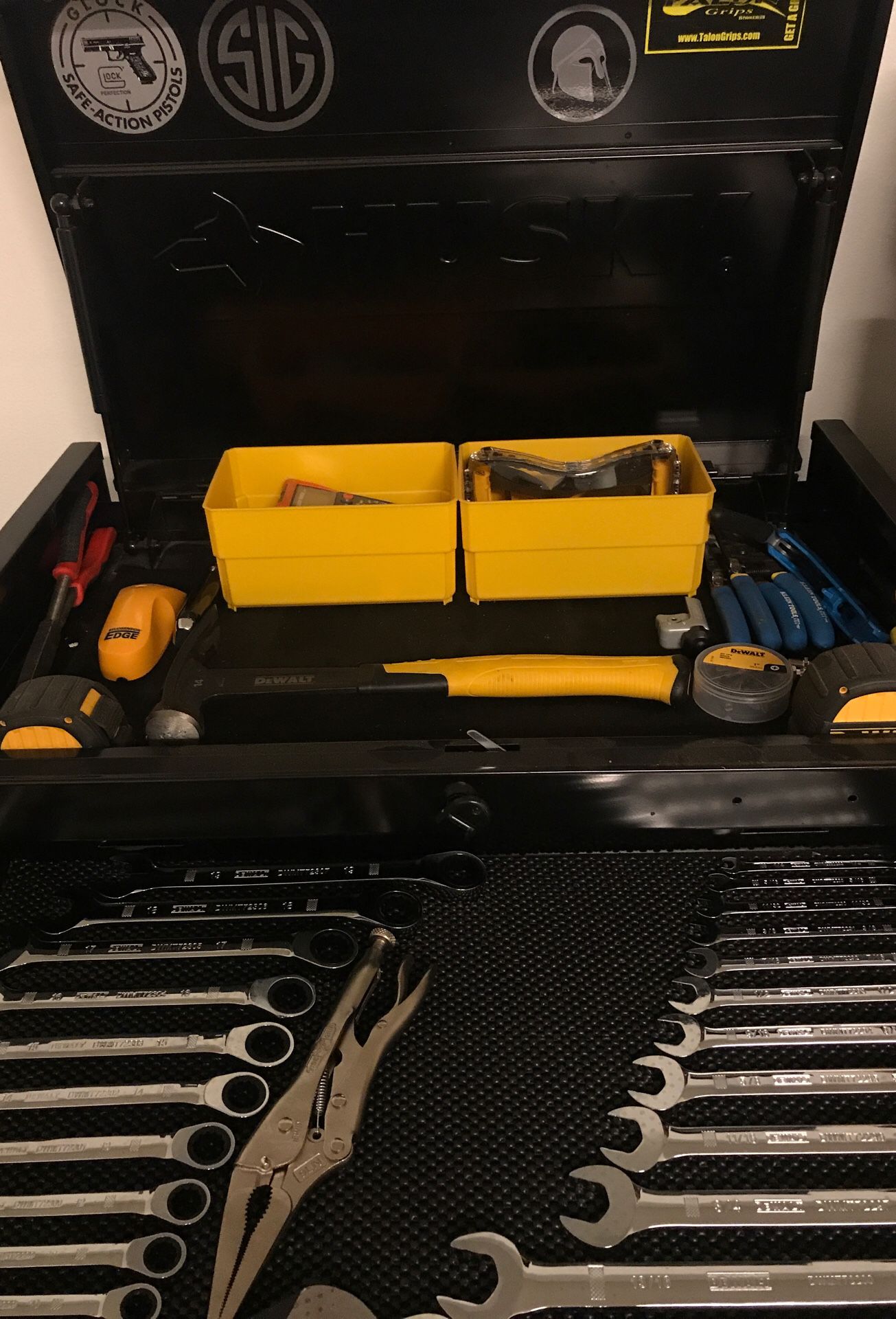 Dewalt Tools and Husky tool Box