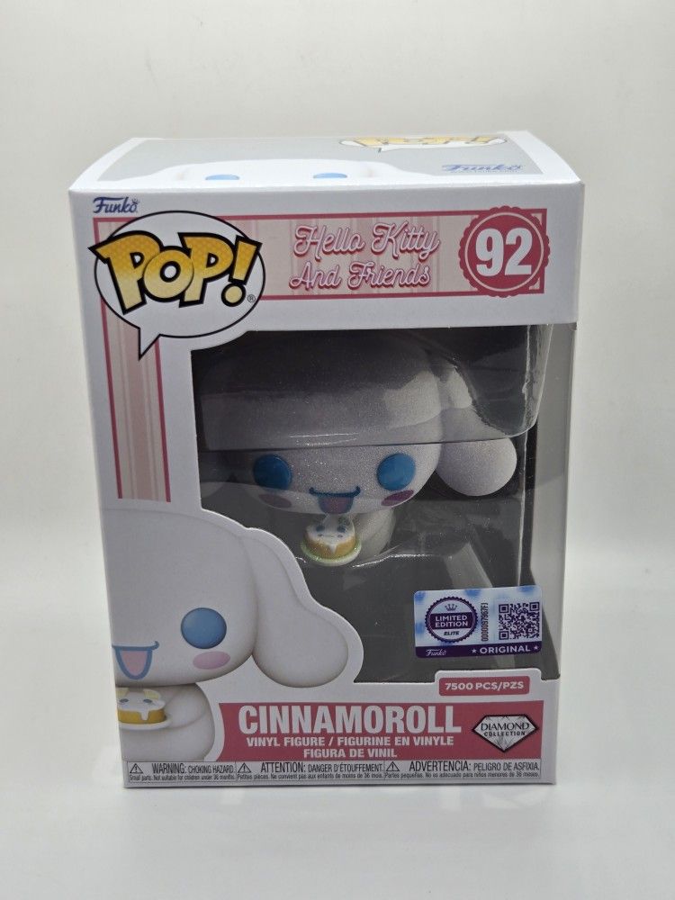 Funko Pop Cinnamoroll Diamond Limited Edition 7500 Exclusive