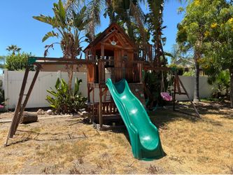 Wooden playground