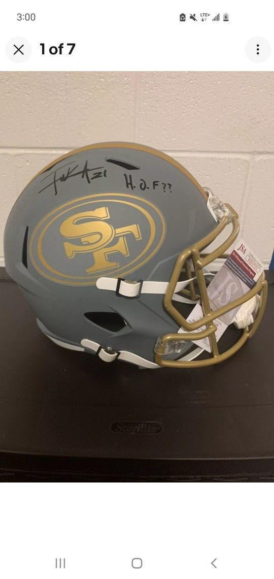 San Francisco 49ers FRANK GORE Full Size Replica Helmet