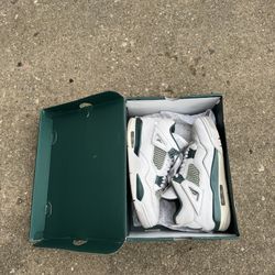 JORDAN 4 OXIDIZED GREEN SZ 10 OG BOX
