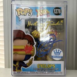 Cyclops Autographed Funko Pop 