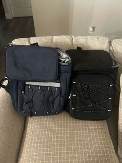 Insulated Cooler Backpacks – Navy and Black