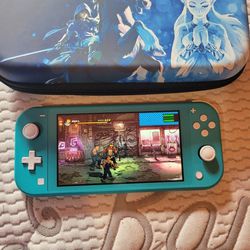 Switch  Lite With Zelda Case