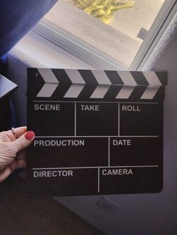 Movie Scene Sign. New $3.00